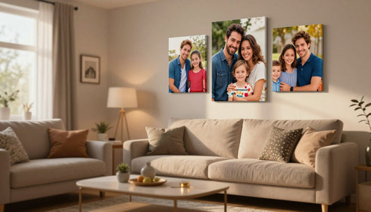 Idee regalo con foto su tela personalizzata