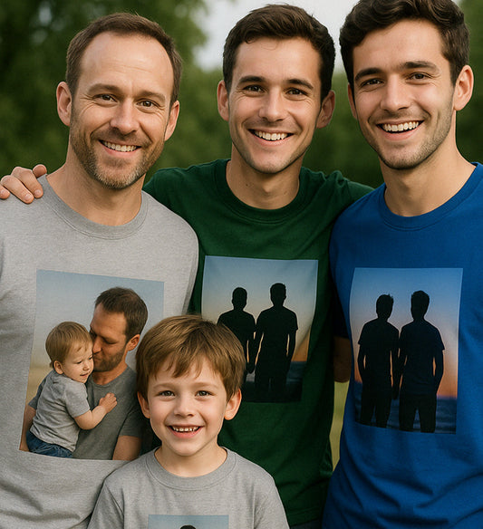 T-shirt uomo con stampa grigia
