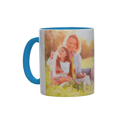 Tazza personalizzata azzurra